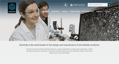 Desktop Screenshot of dolomite-microfluidics.com